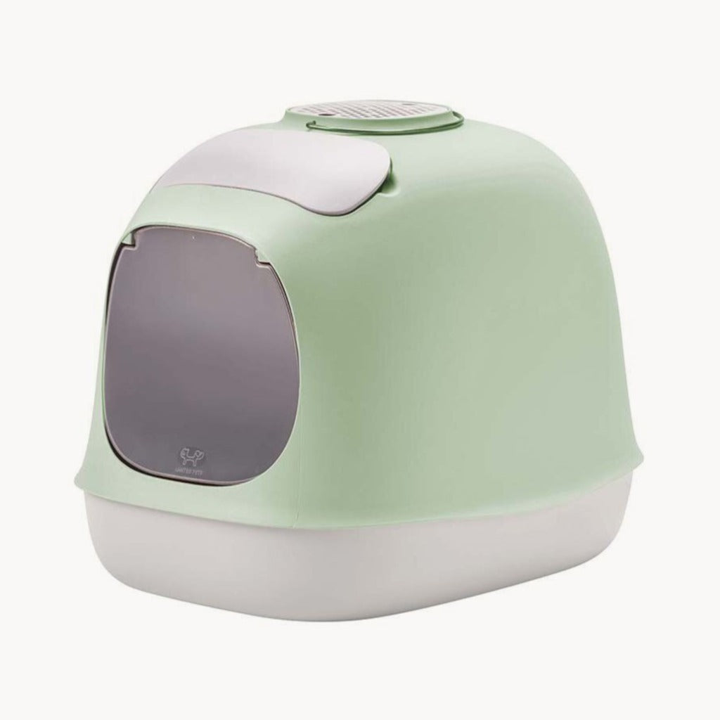 Minu Green Cat Toilet