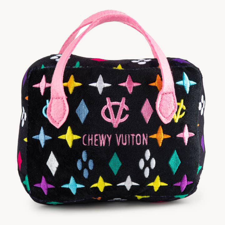 Black Monogram Chewy Vuiton Handbag Plush Toy