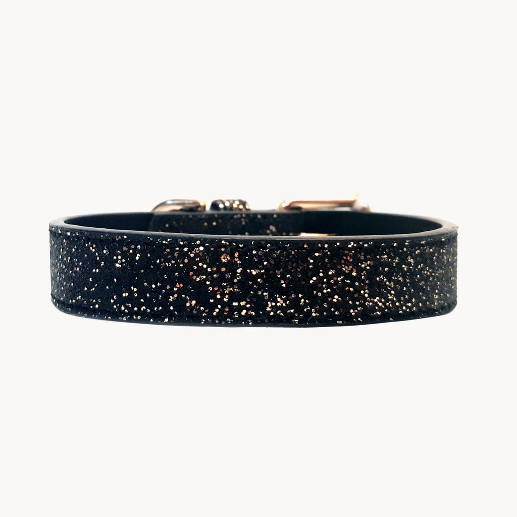 Stardust Black Dog Collar