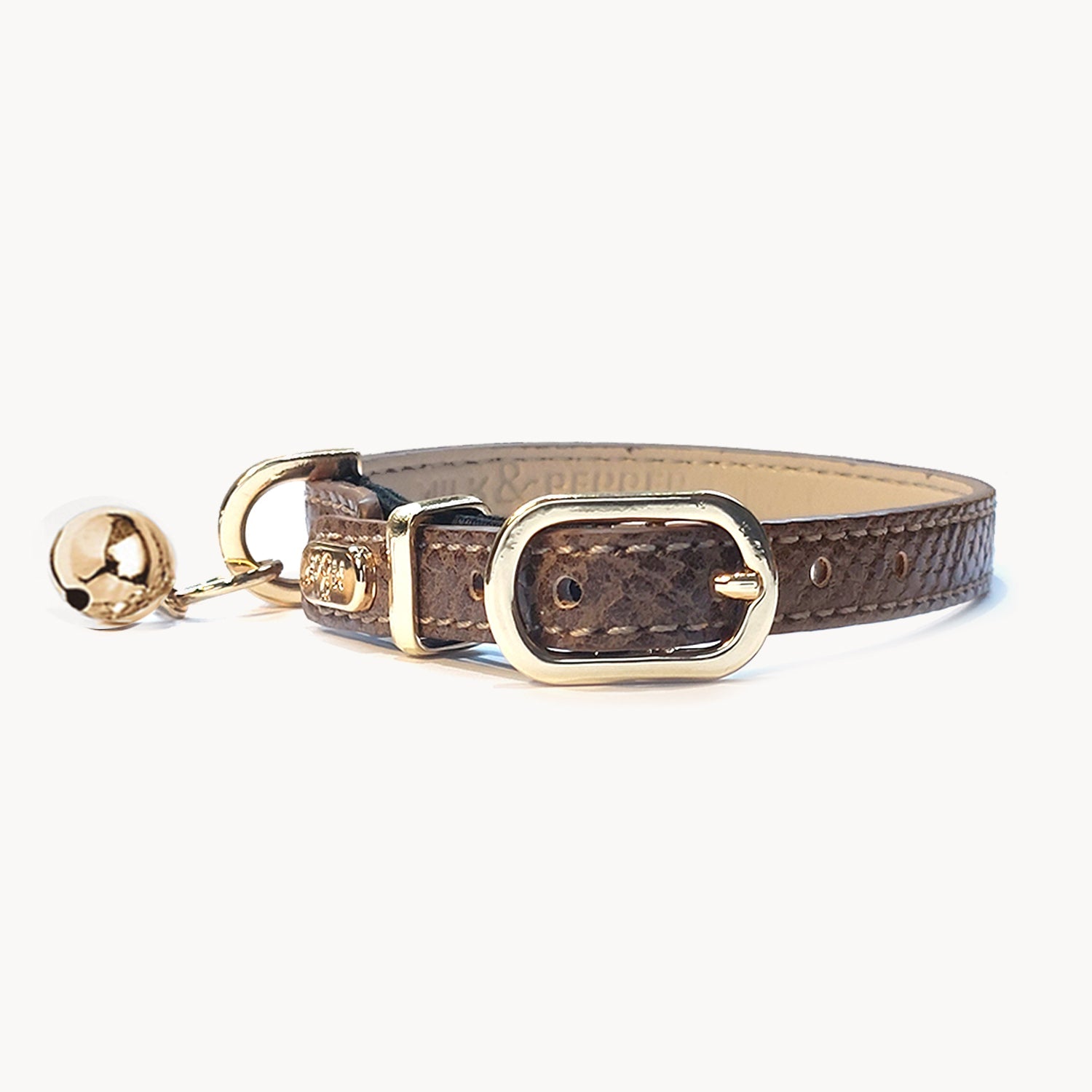 Pogona Brown Lizard-Effect Cat Collar