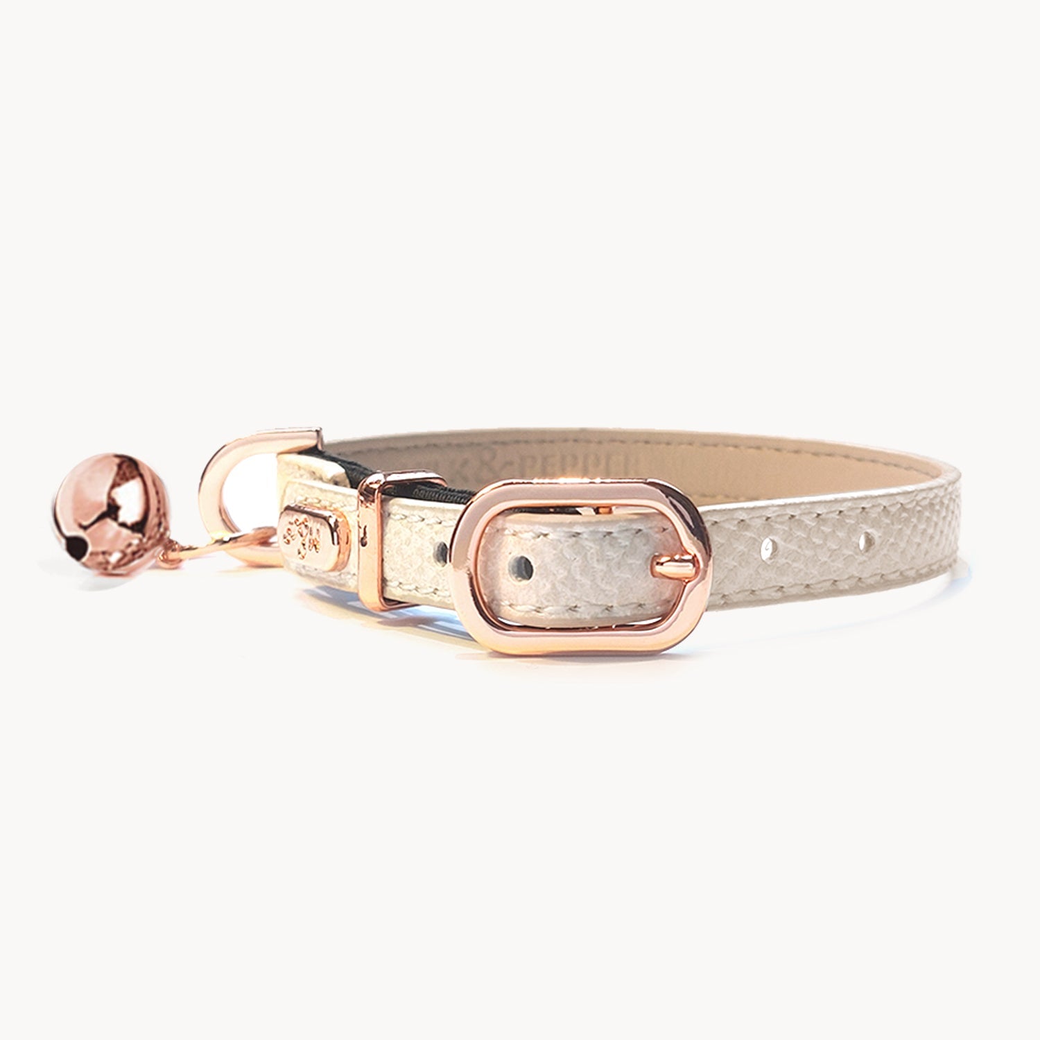 Pogona Cream Lizard-Effect Cat Collar