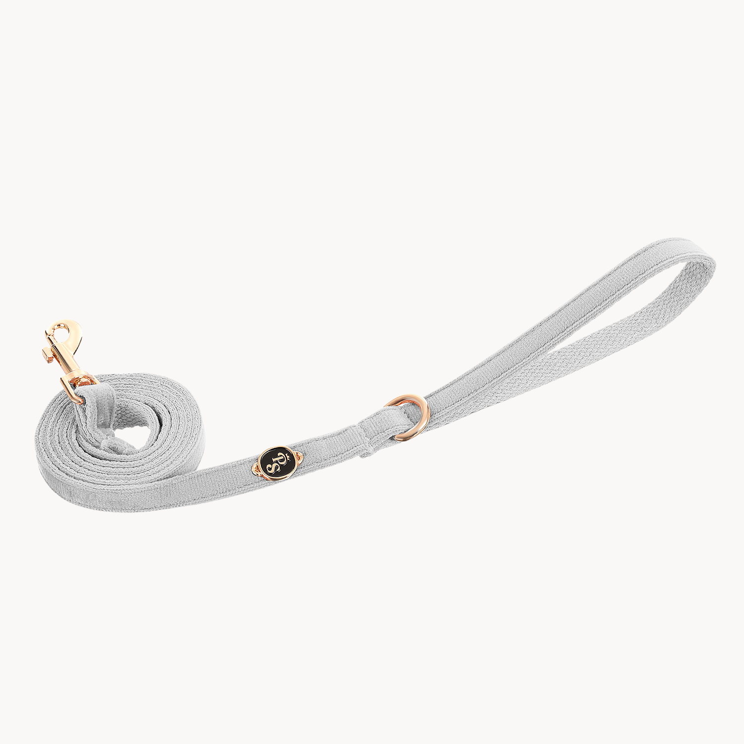 Grey Velvet Dog & Cat Leash