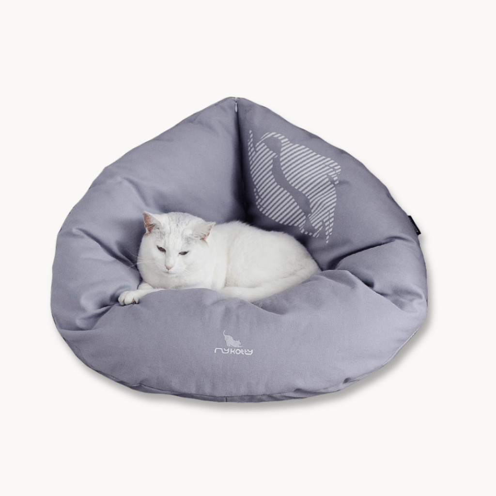 Emi Grey Foldable Cat Bed