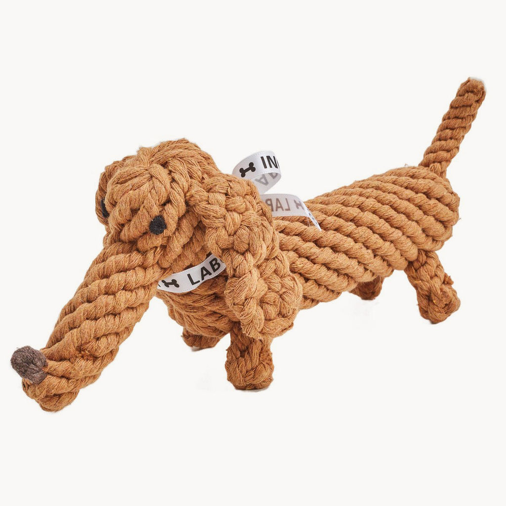 Diego the Dachshund Cotton Dog Toy