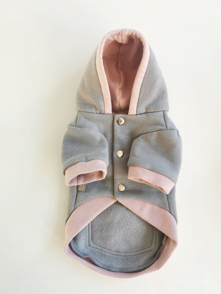 New York Grey Hoodie for Dogs or Cats