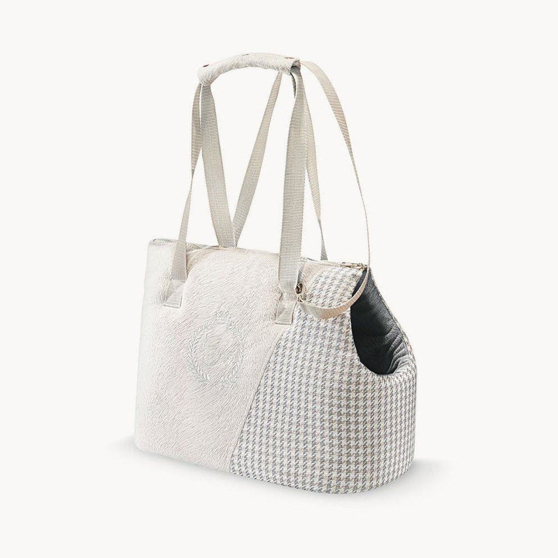 Berlin Ecru Pet Carrier Bag
