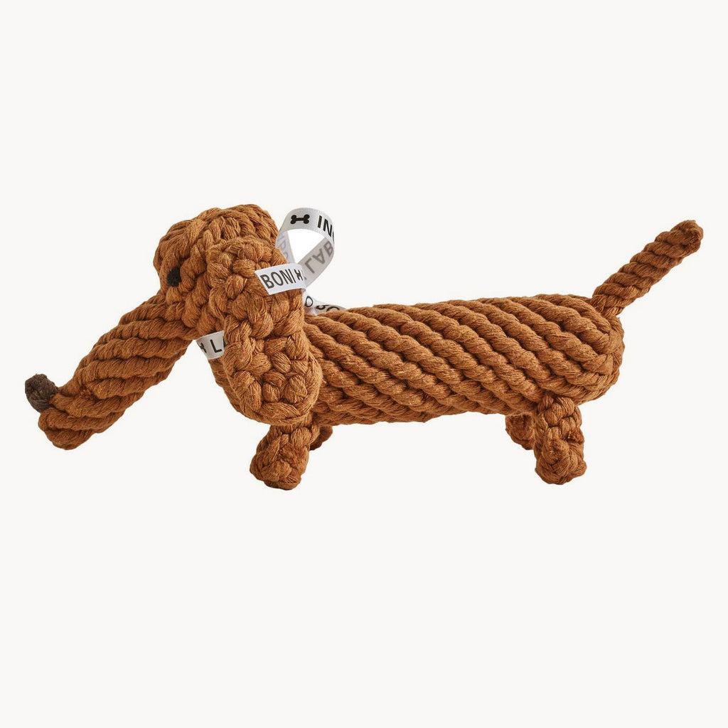 Diego the Dachshund Cotton Dog Toy
