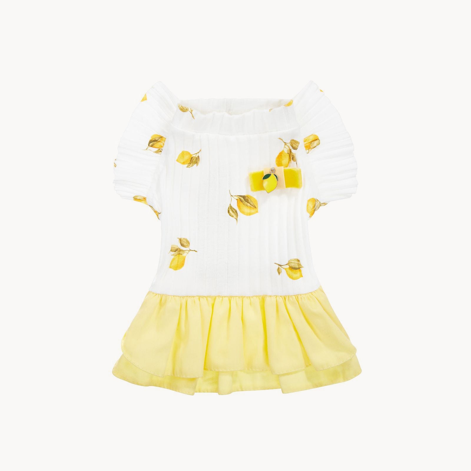 Fruit Lemon Pet Summer Dress for Dogs or Cats