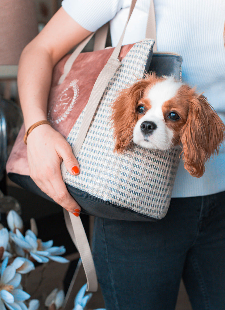 Porto Black Pet Carrier Bag