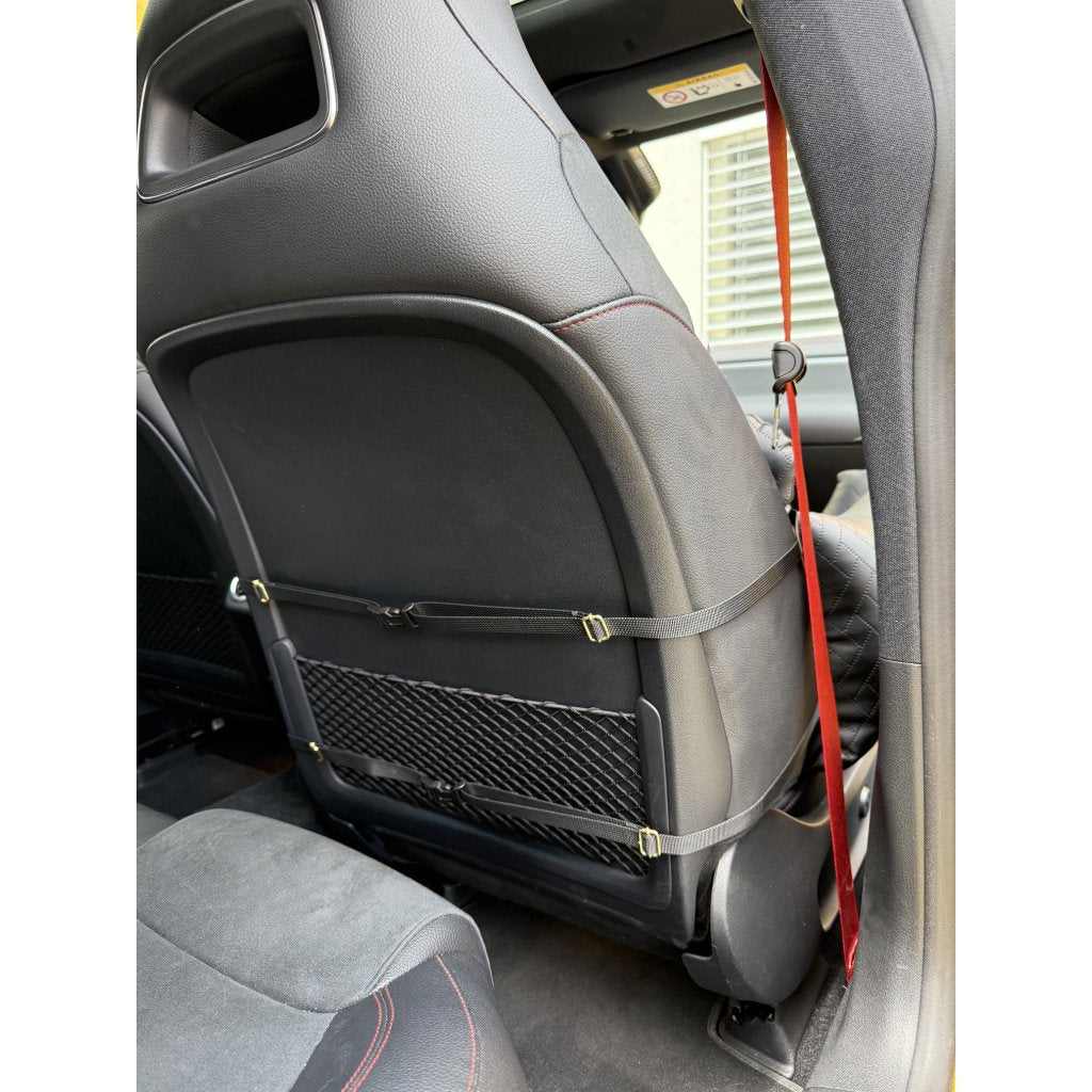 Black Elegance Exclusive Vegan Leather Car Seat