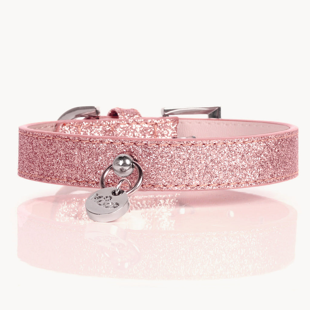 Stardust Pink Dog Collar