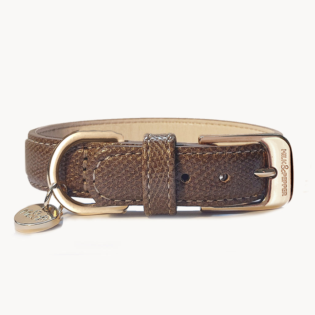 Pogona Brown Dog Collar