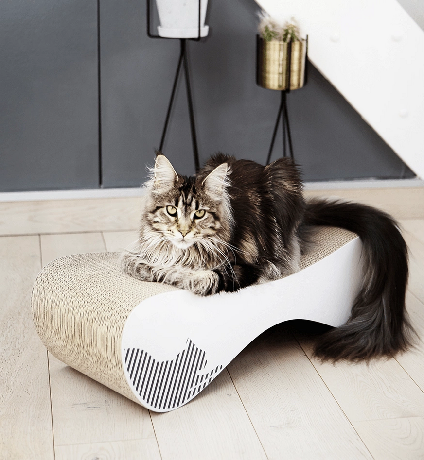 Vigo White Cat Scratcher