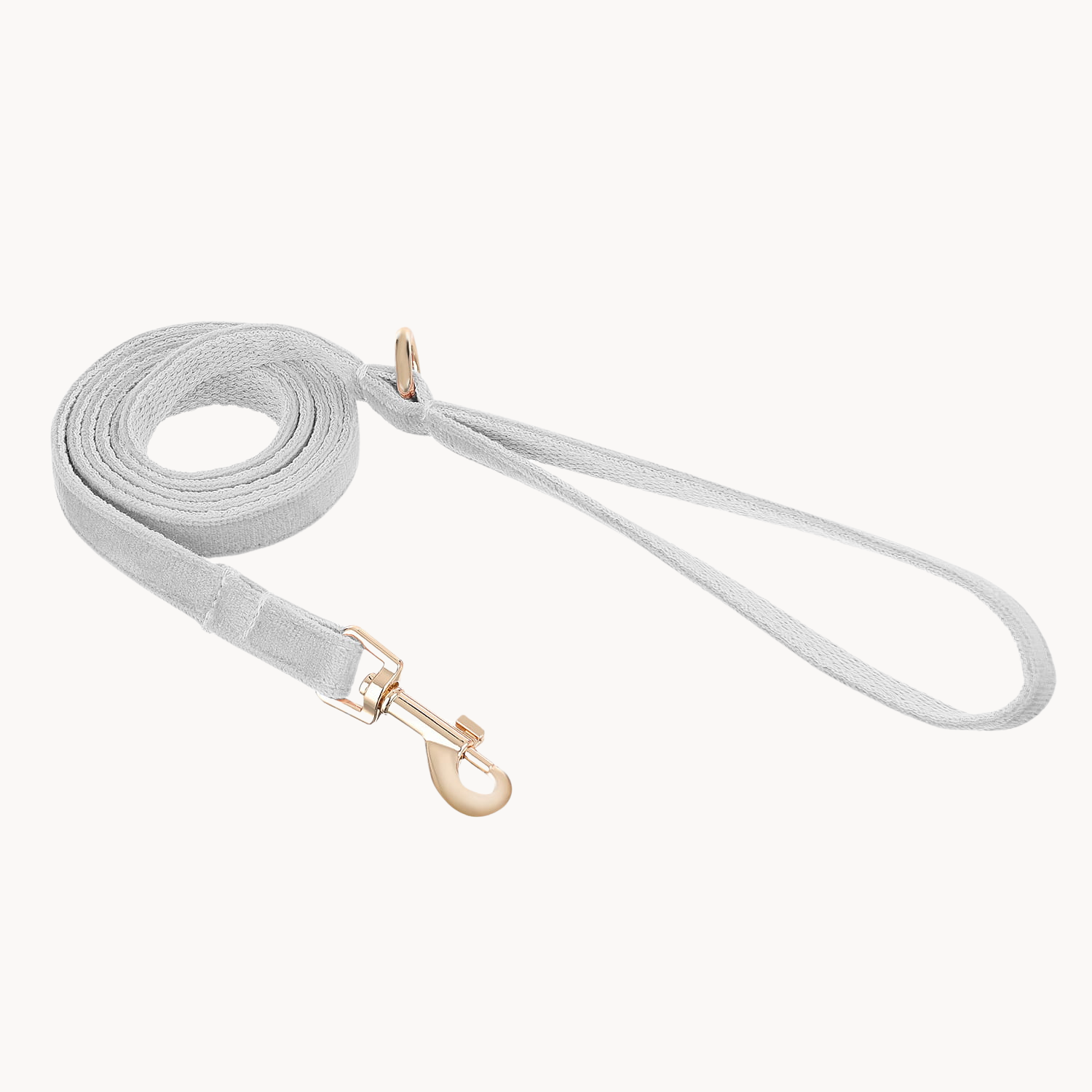 Grey Velvet Dog & Cat Leash