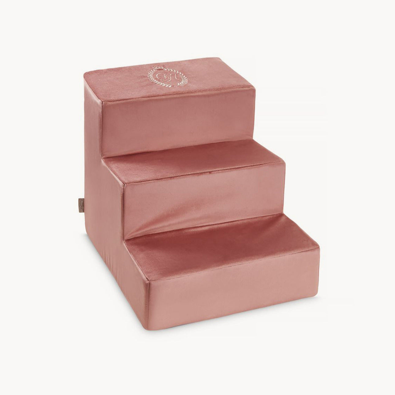 Bahamas Luxury Pink Velvet Pet Stairs