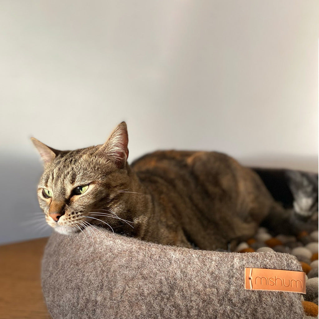 Simona Wool Cat Bed