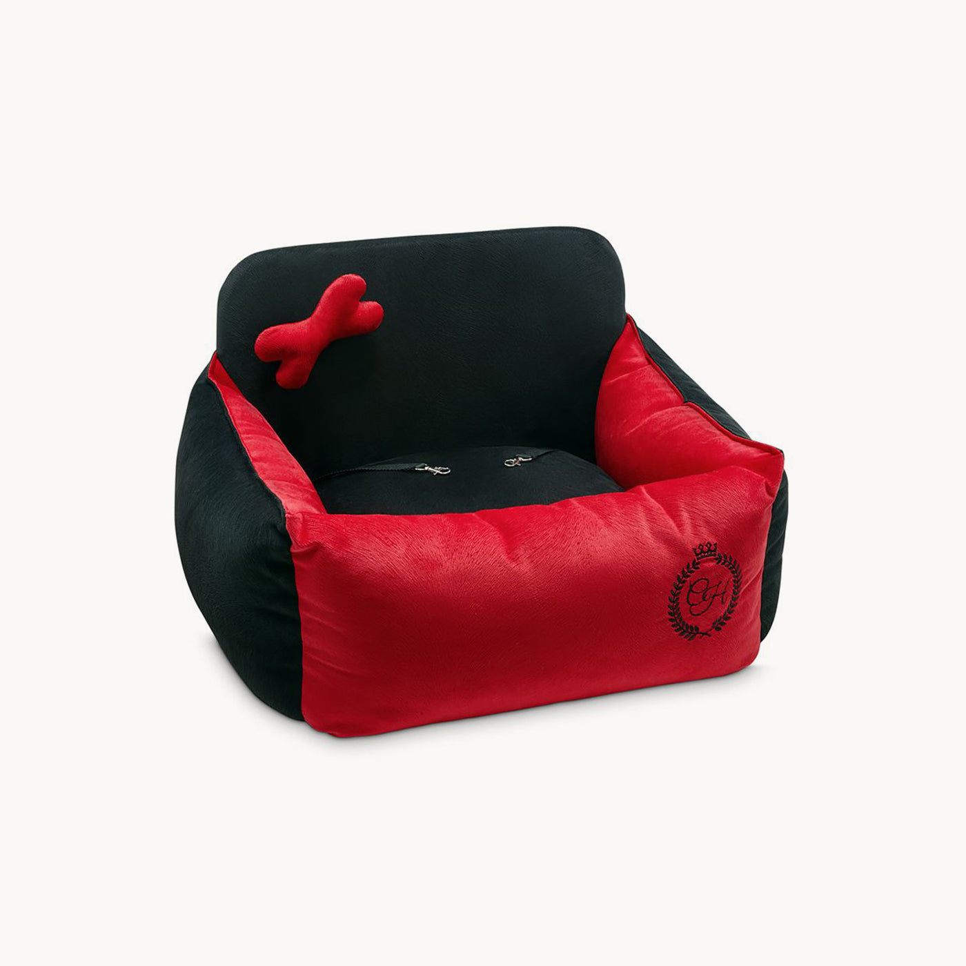 Dakar Red & Black Car Seat